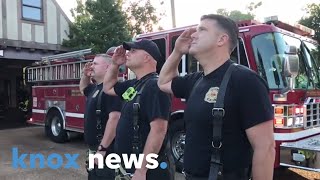Knoxville firefighters hold solemn flag-raising ceremony to honor 9/11 victims