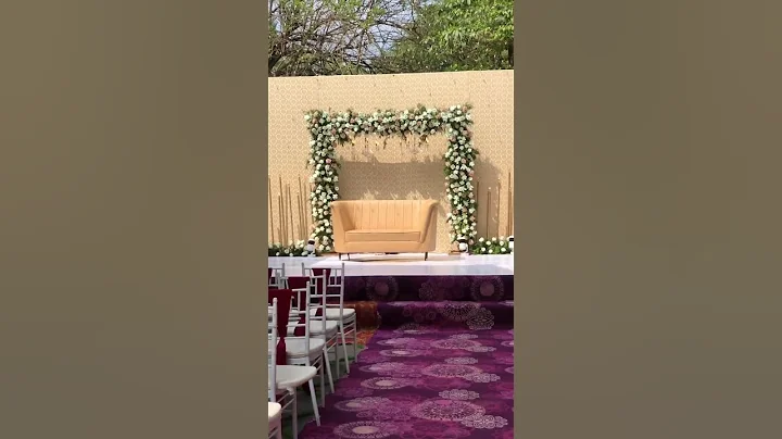 Simple wedding decor ideas  #weddings  #shorts #eventorevents #wedding