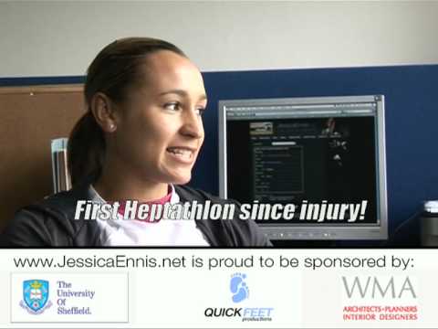 Jessica Ennis - Competition Catch-up Interview, Ma...