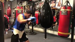 Josesito Lopez Working Out Jonathan Navarro After Sparring