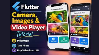 Flutter Camera, Images Video Player Tutorial Asset, Network, File, Memory Images