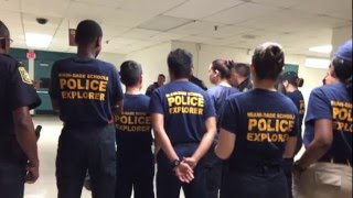 Our Police Explorers help in Operation Heat Shield
