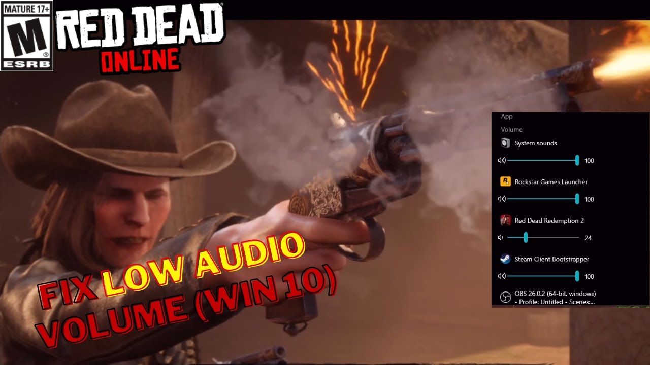 eftertiden folkeafstemning Tilsyneladende How to Fix Low Audio Volume in Red Dead Redemption 2/Red Dead Online -  YouTube