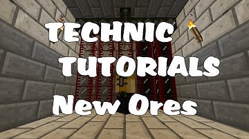 Technic Tutorials #2-1. New Ores