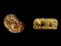 Золоті пластинки із зооморфними зображеннями / Gold plaques with zoomorphic images