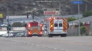 Best of Santee Fire Department GMC Medic 4 in 2015 Responded 2