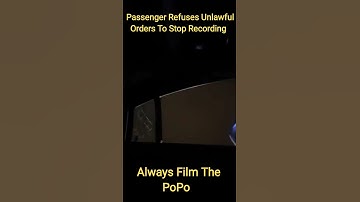 Passenger Refuses Unlawful Orders To Stop filming #filmthepolice