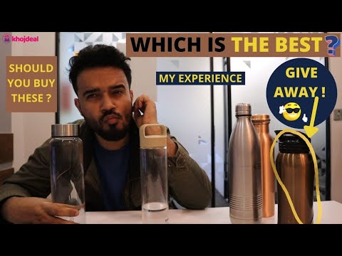 Best Water Bottle In India | Copper, Glass & Steel - Review, Comparison Buying Guide & Give