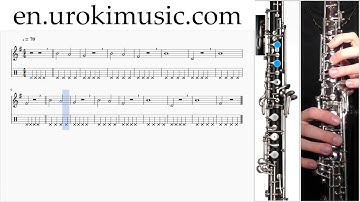 How to Play Oboe C#1 S#2 L#1 Melody School Learn Class Course Tutorial Sheet Music Tabs