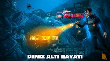 SU ALTI EVİNDE YAŞADIM ! RUST TÜRKÇE
