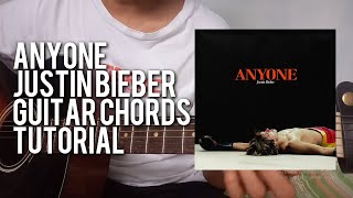 Anyone Justin Bieber Guitar Chords Tutorial