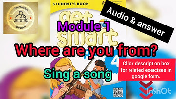 English Year 4 get smart module 1: sing a song listening