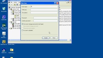 Creating A User Account in Windows XP