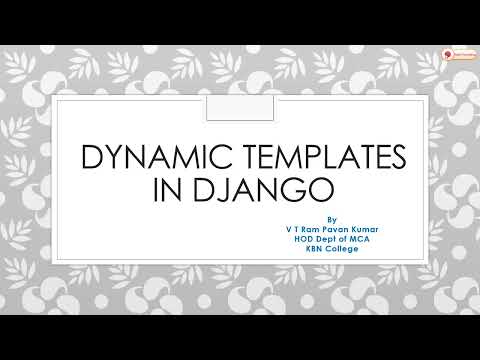 Dynamic Templates in Django