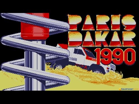 Paris Dakar 1990 gameplay (PC Game, 1990)