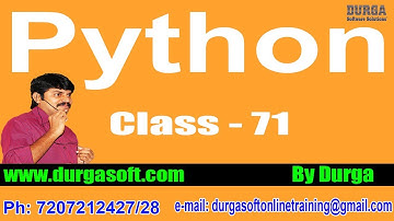 Learn Python || Python Garbage Collection || by Durga Sir On 16-07-2018 @ 6PM