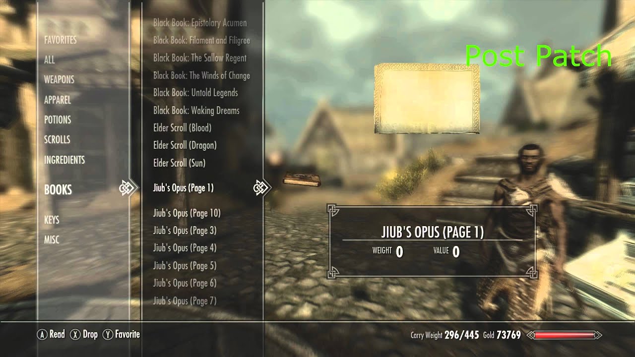 Check It Out! Skyrim 1.9 Update: Legendary