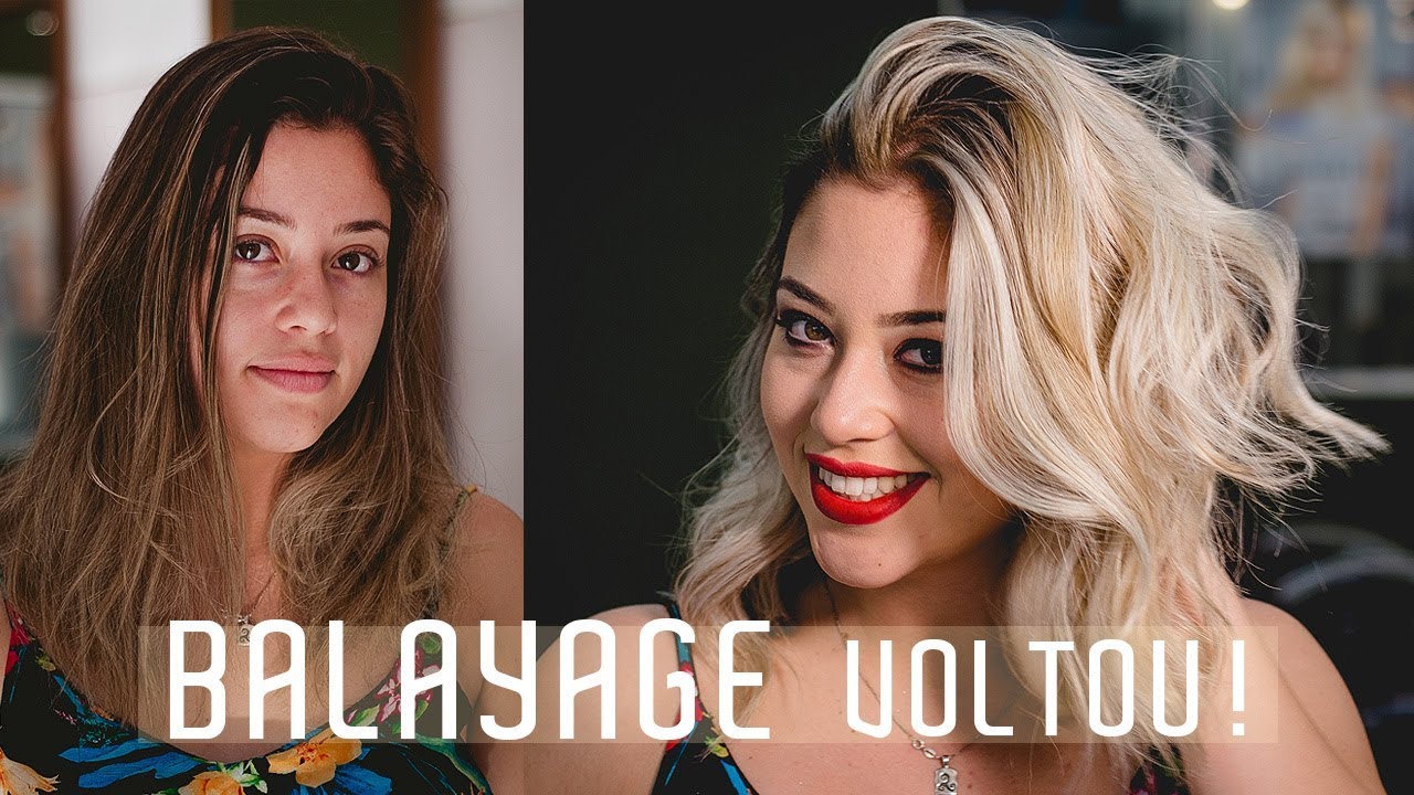 Luzes no cabelo Balaiagem 