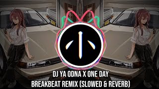 DJ YA ODNA X ONE DAY BREAKBEAT REMIX VIRAL TIK TOK (SLOWED \u0026 REVERB)