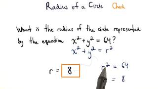 Radius Check - Visualizing Algebra
