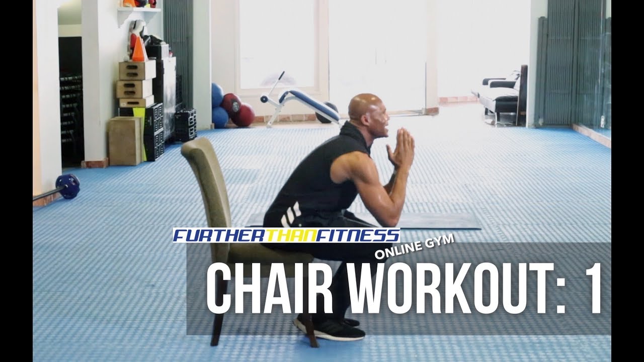 Chair Workout 1 ONLINE GYM WORKOUT YouTube
