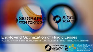 End-to-end Optimization of Fluidic Lenses (SIGGRAPH Asia 2024)