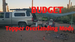 Budget truck topper overlanding mods