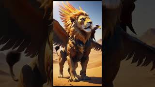 Shorts No. 1 The lion and the eagle exchange and become one lion-eagle #song #music #children