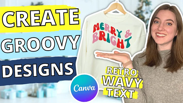 RETRO WAVY TEXT ON CANVA: How to Create a Bestsell...