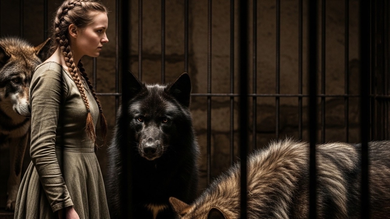 Sent to Clean the Wolves’ Cages — The Alpha King Growled, “She Touches Them Because She’s Mine.”