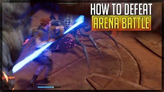 Star Wars Jedi Fallen Order How To Beat Battle Arena EASY - NULL CHANCE Ultimate Guide!