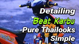 Modifikasi Honda Beat Detailing Beat Karbu Pure Thailook Simple 2019