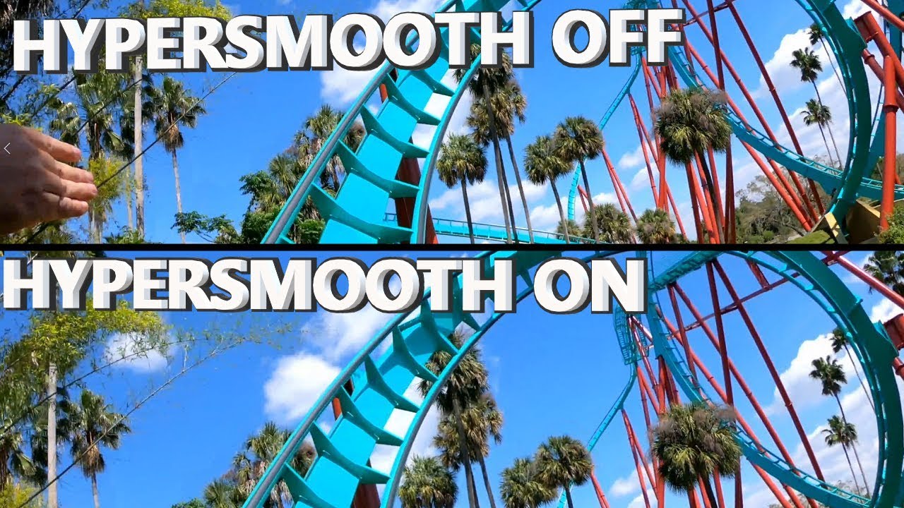 Hypersmooth GoPro 7 Comparison, On vs Off