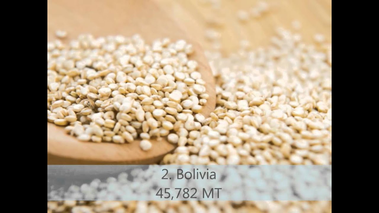 Top 3 quinoa producing countries YouTube