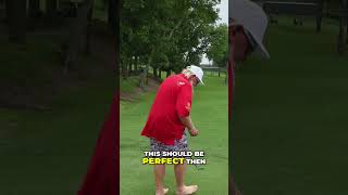 Golf PRO: 230 Yards With Wind? Drunk vs. Sober Swing #shorts