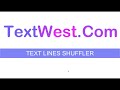 Text Lines shuffler Online Text Tool