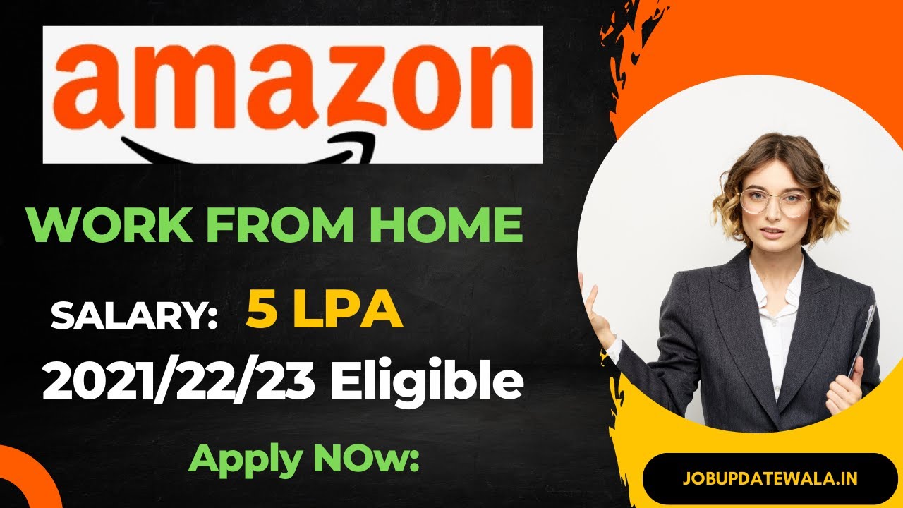 Amazon Work From Home Job | FREE Laptop & Wifi | Amazon Jobs For ...