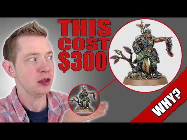 Exclusive $300 Warhammer 40k Catachan Colonel Unboxing & Build
