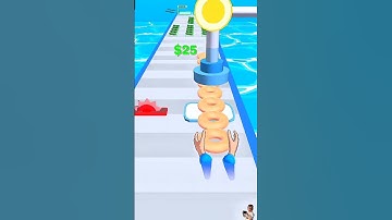 Donut Stack Level 3 – Stack the Sweetest Donuts Without Dropping! #shorts #youtubeshorts #game