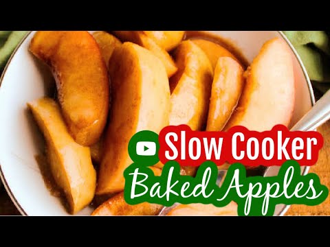 Slow Cooker Cinnamon Spiced Apples
