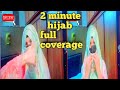 2 minute hijab  instant  ready hijab tutorial  tabassum naz official 