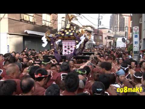 平成26年 三社祭 本社神輿渡御 浅草千和 後編