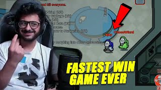 Carry Among us Fastest Win Game Ever | Carryislive Highlight
