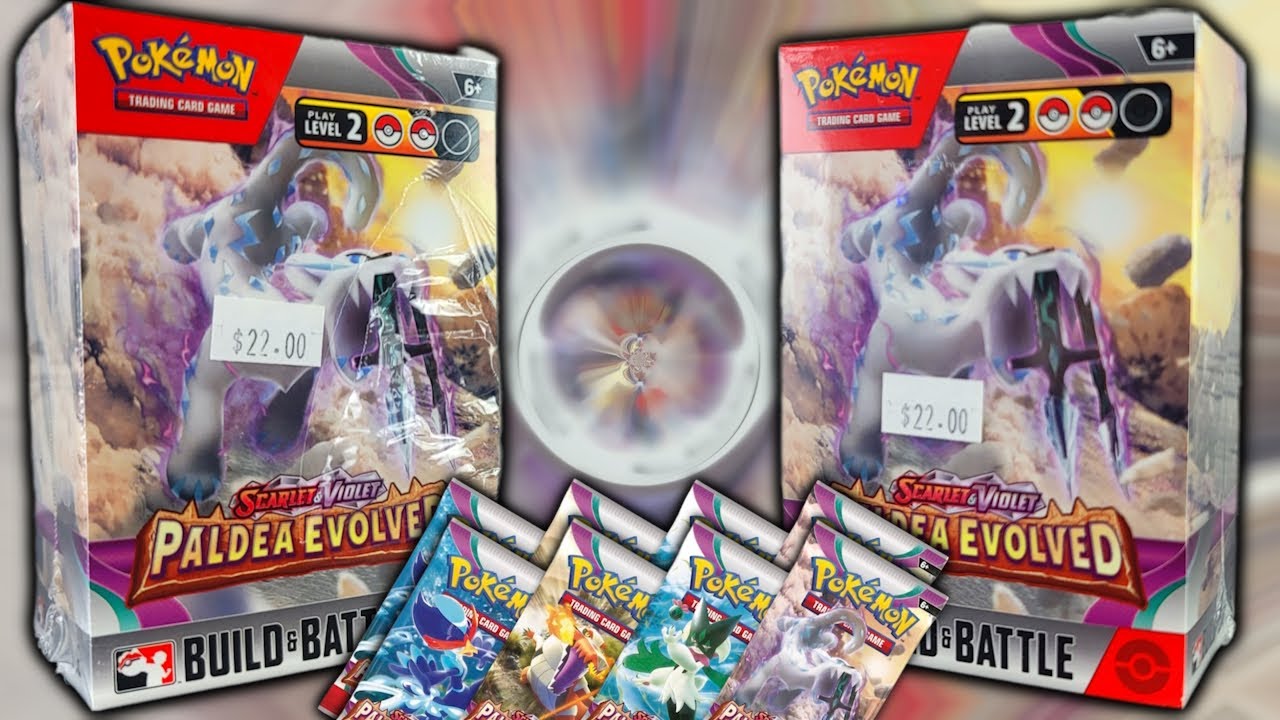 Opening 2 Paldea Evolved Build & Battle Boxes! - YouTube