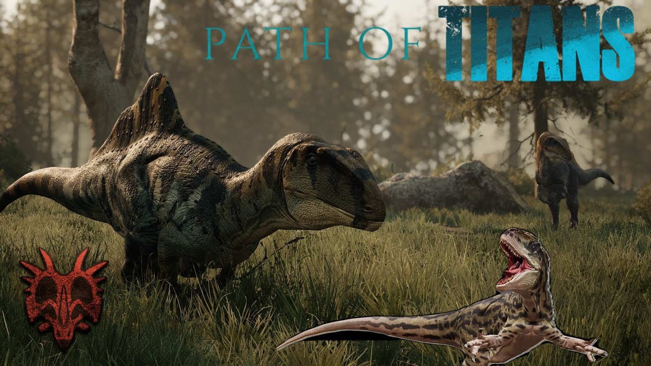 PART 10:Growning EVERY dino AGAIN! and helping others grow Path of titans #gameplay #dino #survival