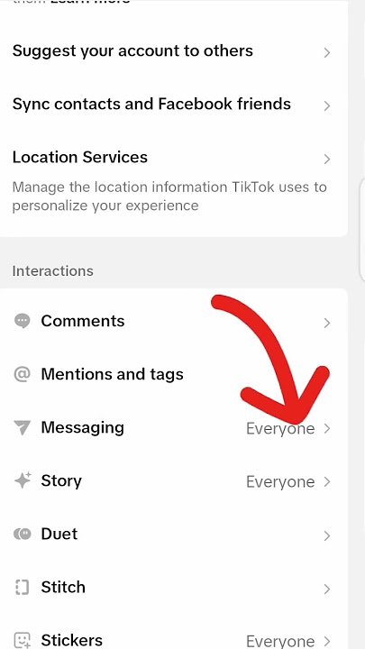 how to turn off tiktok direct messages