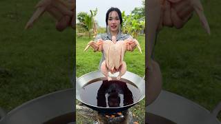 Cooking yummy deep fried chicken braised recipe