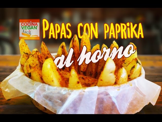 Frase General escarcha Papas con paprika al horno - Cocina Vegan Fácil - YouTube