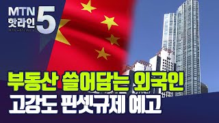 국내 부동산 쓸어담는 '외국인'…고강도 핀셋규제 예고 / 머니투데이방송 (뉴스)