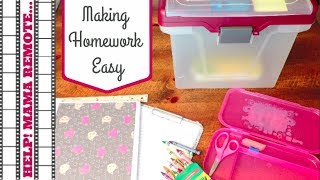 How to Create a Homework Box